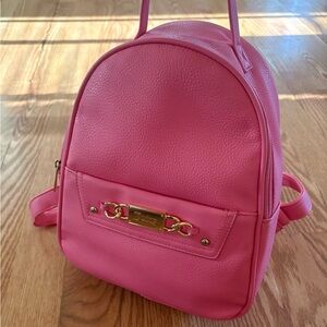 Juicy Couture Pink Leather Backpack
